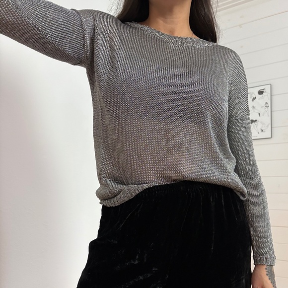 Vince metallic knit sweater - Picture 1 of 6